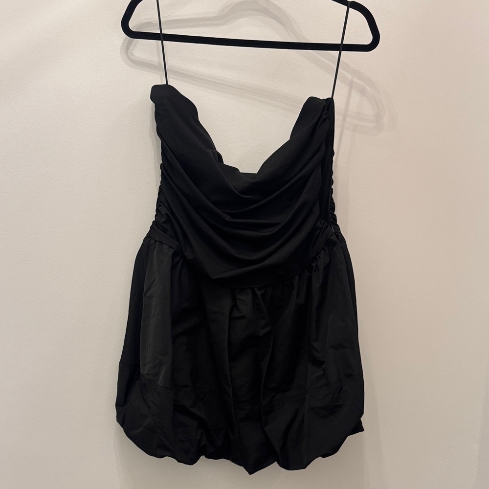 Steve Madden Black Cowl Neck Mini Dress